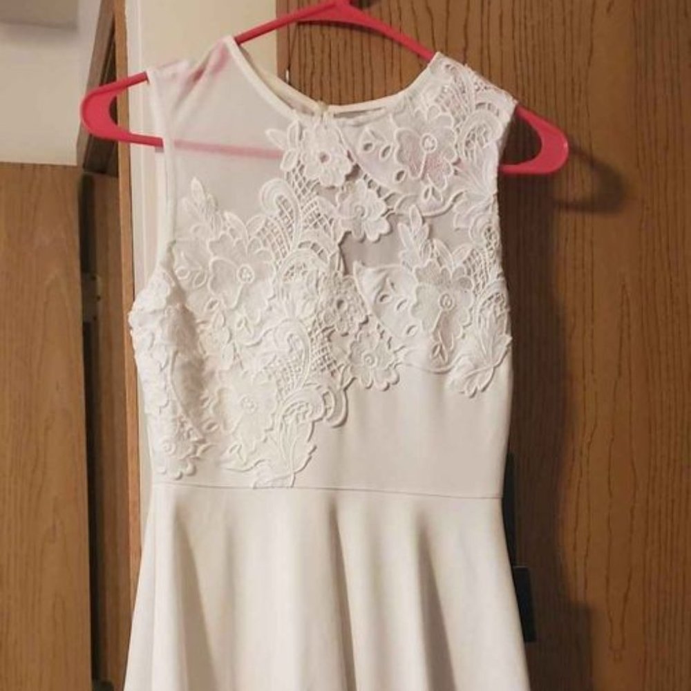 Short White Lulu's Dress